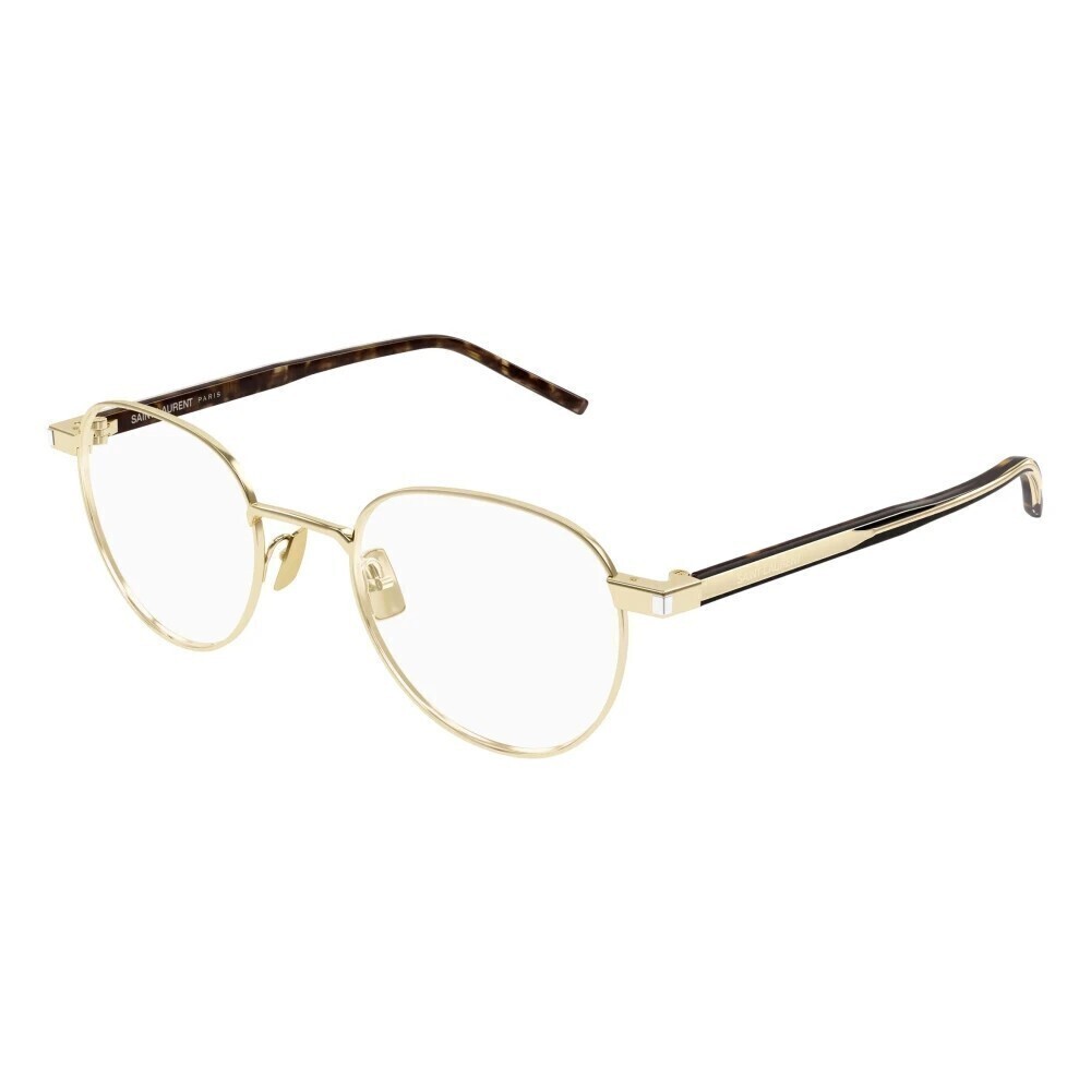NWT Yves Saint Laurent SL-781 Gold Crystal 49mm Eyeglasses